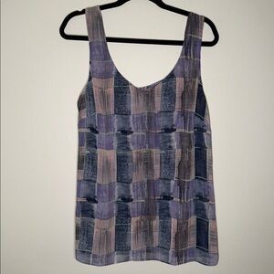 Cabi Lightweight Flowy Patterned Boho Tank Top